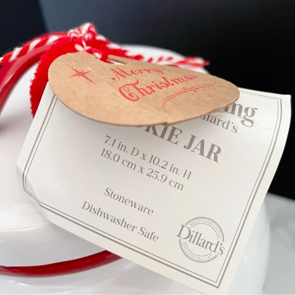 NEW! Twelve Days of Christmas Cookie Jar by Southern Living / Dillard's
